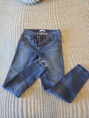 Loft Raw Hem Denim